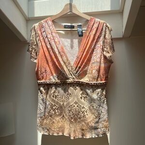 Vintage Y2K Liz Claiborne Mesh Top